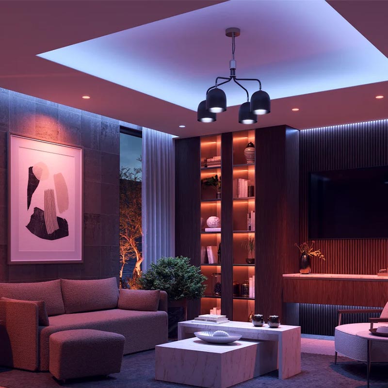 KNIFE EDGE CEILING TRUCOLOR™ RGBTW - Perimeter Lighting